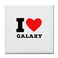 I Love Galaxy  Face Towel by ilovewhateva