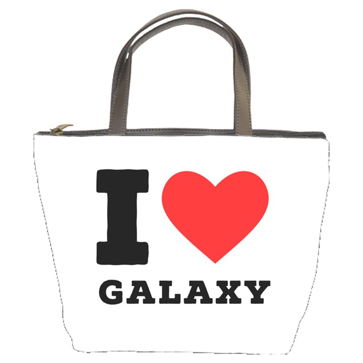 I love galaxy  Bucket Bag