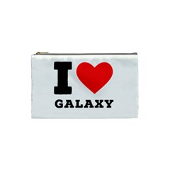 I Love Galaxy  Cosmetic Bag (small) by ilovewhateva