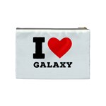 I love galaxy  Cosmetic Bag (Medium) Back