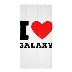 I Love Galaxy  Shower Curtain 36  X 72  (stall)  by ilovewhateva