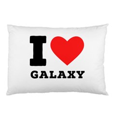 I Love Galaxy  Pillow Case (two Sides) by ilovewhateva