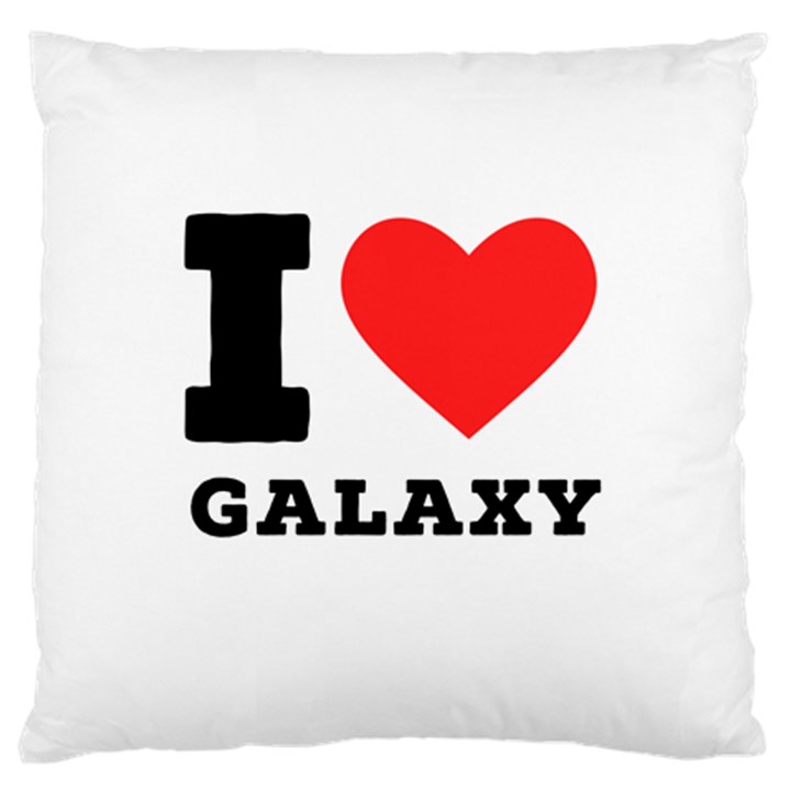 I love galaxy  Large Cushion Case (One Side)