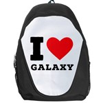 I love galaxy  Backpack Bag Front