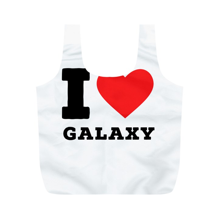 I love galaxy  Full Print Recycle Bag (M)