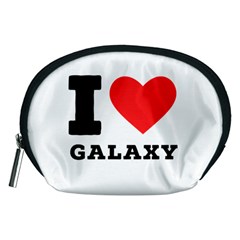 I Love Galaxy  Accessory Pouch (medium) by ilovewhateva