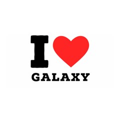 I Love Galaxy  Satin Wrap 35  X 70  by ilovewhateva