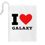 I love galaxy  Drawstring Pouch (5XL) Back