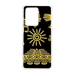 Maya-style-gold-linear-totem-icons Samsung Galaxy S20 Ultra 6.9 Inch TPU UV Case Front