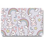 Seamless-pattern-with-cute-rabbit-character Large Doormat 30 x20  Door Mat