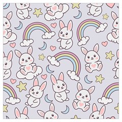 Seamless-pattern-with-cute-rabbit-character Lightweight Scarf  by Salman4z