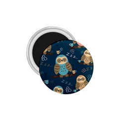 Seamless-pattern-owls-dreaming 1 75  Magnets by Salman4z