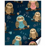 Seamless-pattern-owls-dreaming Canvas 16  x 20  15.75 x19.29  Canvas - 1