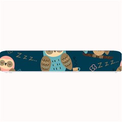 Seamless-pattern-owls-dreaming Small Bar Mat