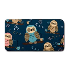 Seamless-pattern-owls-dreaming Medium Bar Mat by Salman4z