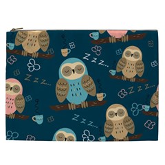 Seamless-pattern-owls-dreaming Cosmetic Bag (xxl) by Salman4z