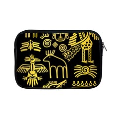 Golden-indian-traditional-signs-symbols Apple Ipad Mini Zipper Cases by Salman4z