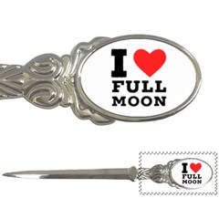 I Love Full Moon Letter Opener by ilovewhateva