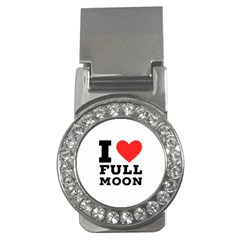 I Love Full Moon Money Clips (cz)  by ilovewhateva