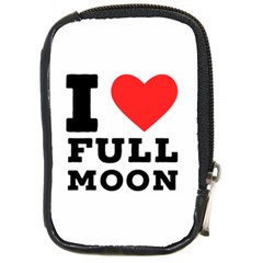 I Love Full Moon Compact Camera Leather Case by ilovewhateva