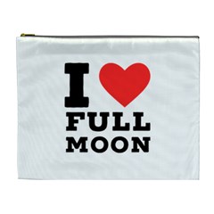 I Love Full Moon Cosmetic Bag (xl) by ilovewhateva