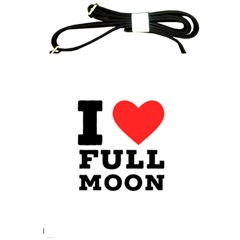 I Love Full Moon Shoulder Sling Bag by ilovewhateva