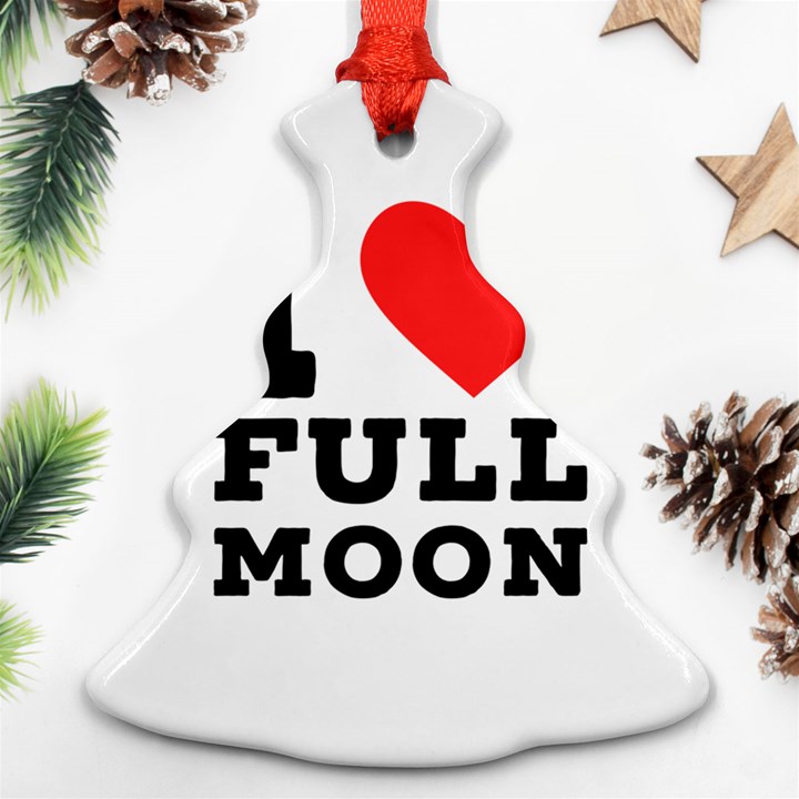 I love full moon Ornament (Christmas Tree) 