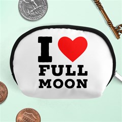 I Love Full Moon Accessory Pouch (medium) by ilovewhateva