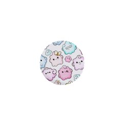 Cute-doodle-cartoon-seamless-pattern 1  Mini Magnets by Salman4z