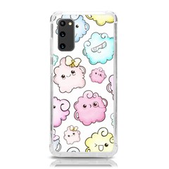 Cute-doodle-cartoon-seamless-pattern Samsung Galaxy S20 6 2 Inch Tpu Uv Case by Salman4z