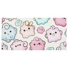 Cute-doodle-cartoon-seamless-pattern Banner And Sign 4  X 2  by Salman4z