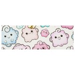 Cute-doodle-cartoon-seamless-pattern Banner and Sign 12  x 4  Front