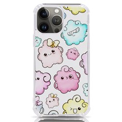 Cute-doodle-cartoon-seamless-pattern Iphone 13 Pro Max Tpu Uv Print Case