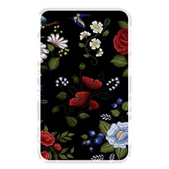 Floral-folk-fashion-ornamental-embroidery-pattern Memory Card Reader (rectangular) by Salman4z