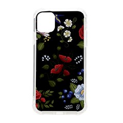 Floral-folk-fashion-ornamental-embroidery-pattern Iphone 11 Tpu Uv Print Case by Salman4z