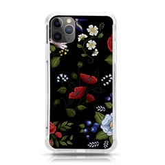 Floral-folk-fashion-ornamental-embroidery-pattern Iphone 11 Pro Max 6 5 Inch Tpu Uv Print Case by Salman4z