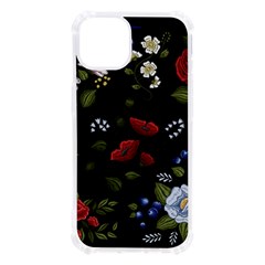 Floral-folk-fashion-ornamental-embroidery-pattern Iphone 13 Tpu Uv Print Case by Salman4z