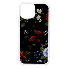 Floral-folk-fashion-ornamental-embroidery-pattern Iphone 13 Mini Tpu Uv Print Case by Salman4z