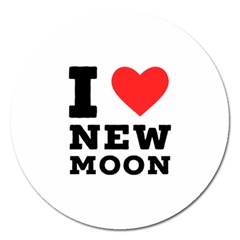 I Love New Moon Magnet 5  (round) by ilovewhateva