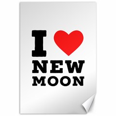 I Love New Moon Canvas 12  X 18  by ilovewhateva