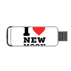 I Love New Moon Portable Usb Flash (two Sides) by ilovewhateva