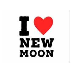 I Love New Moon Premium Plush Fleece Blanket (large) by ilovewhateva