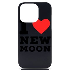 I Love New Moon Iphone 14 Pro Black Uv Print Case by ilovewhateva