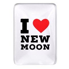 I Love New Moon Rectangular Glass Fridge Magnet (4 Pack) by ilovewhateva