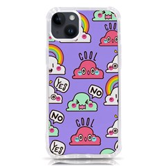 Cloud-seamless-pattern -- Iphone 14 Plus Tpu Uv Print Case