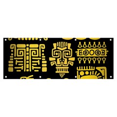 American-golden-ancient-totems Banner And Sign 8  X 3 