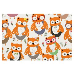 Cute-colorful-owl-cartoon-seamless-pattern Banner And Sign 6  X 4  by Salman4z