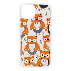 Cute-colorful-owl-cartoon-seamless-pattern Iphone 13 Tpu Uv Print Case by Salman4z