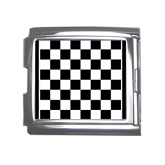 Chess-board-background-design Mega Link Italian Charm (18mm) by Salman4z