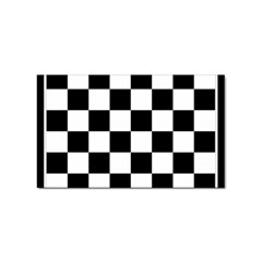 Chess-board-background-design Sticker (rectangular) by Salman4z